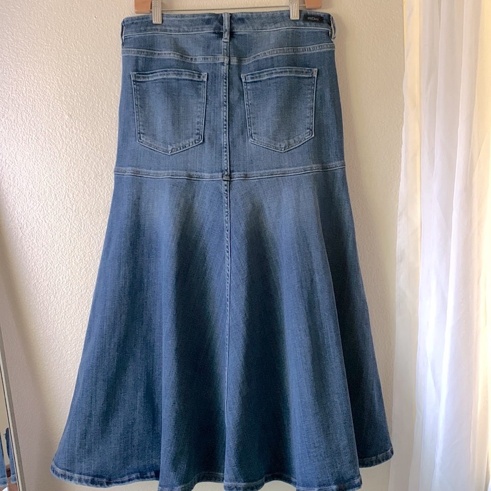 Liverpool Los Angeles High Rise A-Line Skirt Size 8/29 - Picture 6 of 10